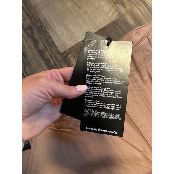 Harley Davidson Pink Brown Utility Jeans Men’s 36 x 34 Rose Khaki Denim NEW - Picture 6 of 11